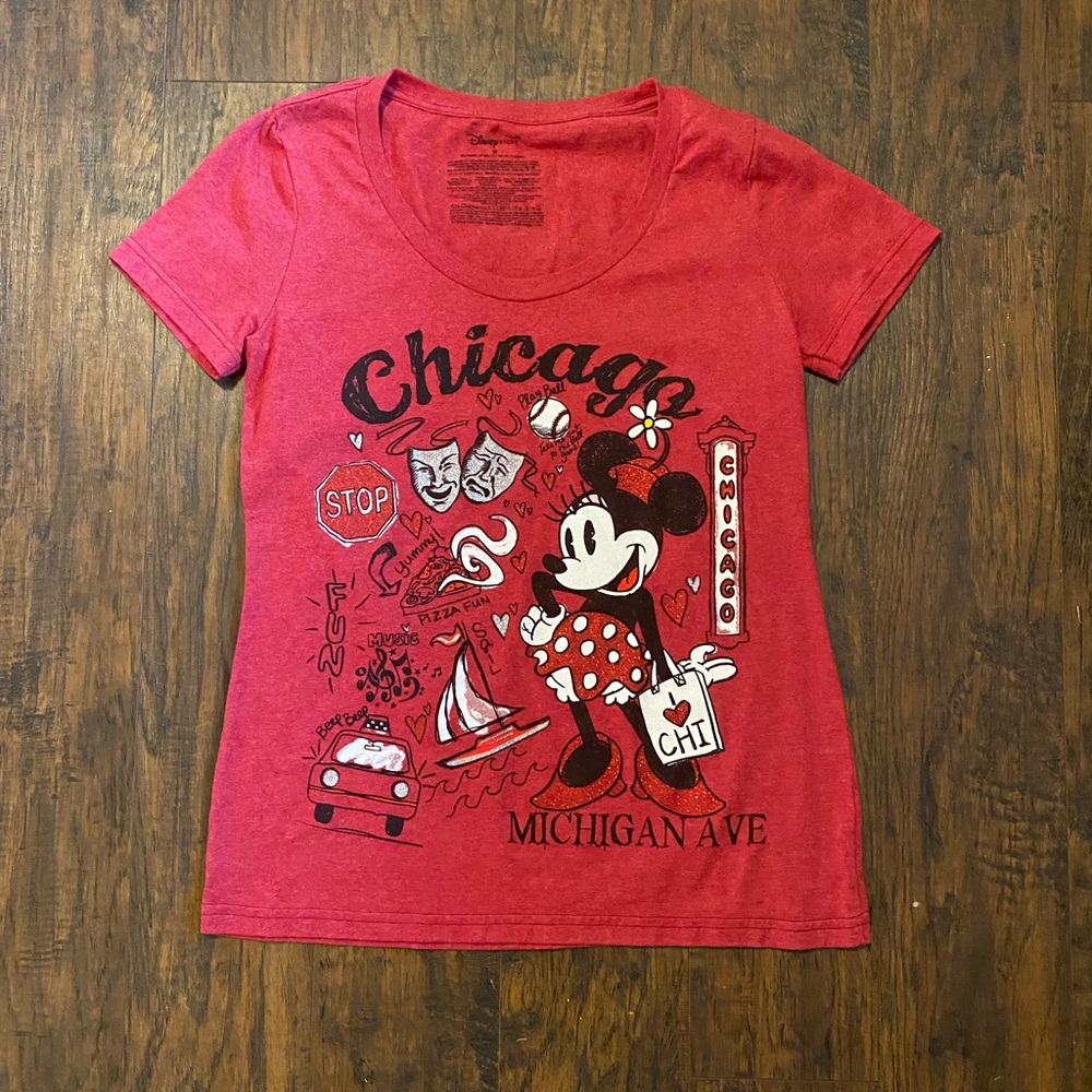 minnie mouse chicago t shirt